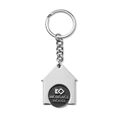 Zinc alloy token key chain