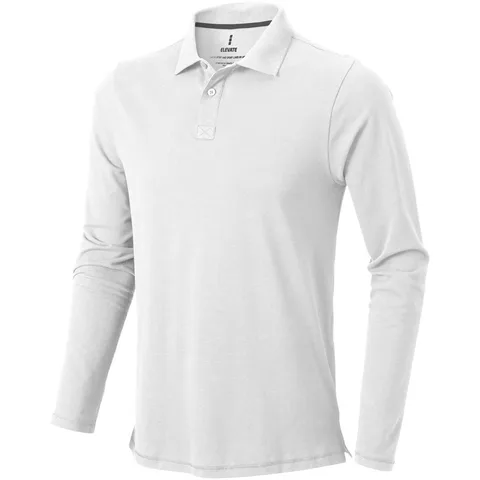 Calgary 180 g/m² långärmad herrpikétröja