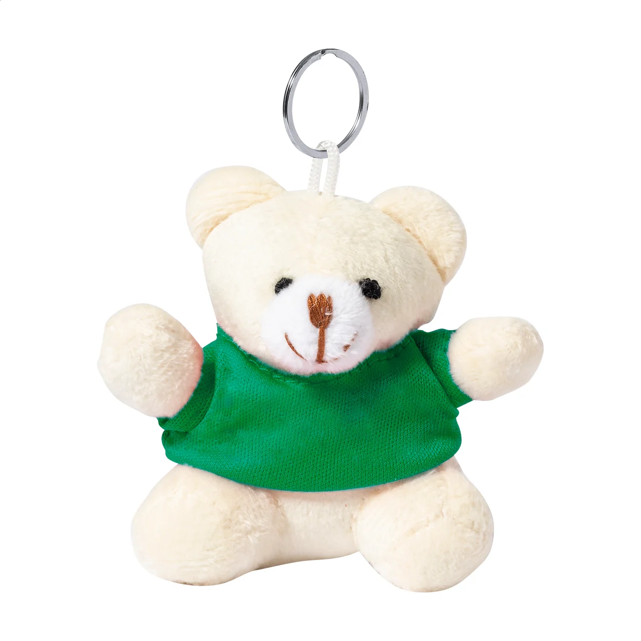 Keyted nyckelring med teddybjörn i plysch