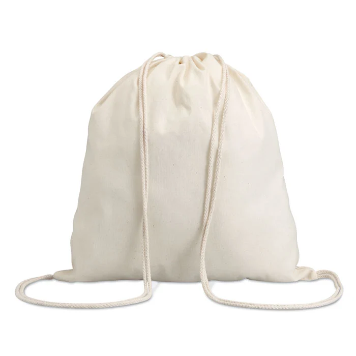 Bomull 100 gsm drawstring bag