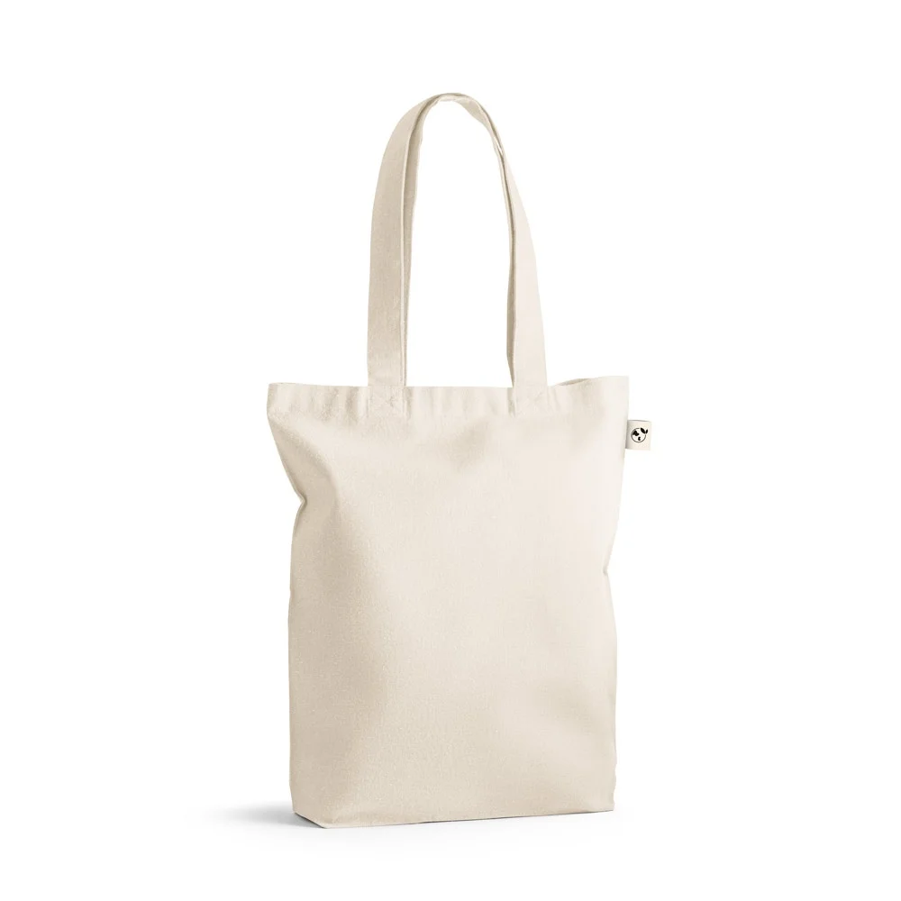 GIRONA. Väska i bomull (50%), återvunnen bomull (30%) och polyester (20% rPET) (220 g/ m²)
