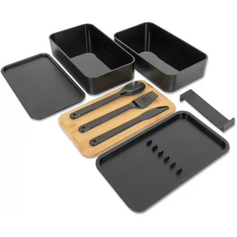 Lunch box 2x600ml with cutlery PESCARA