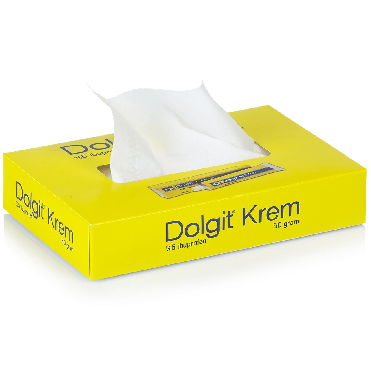 Näsdukar i ask med logotyp
