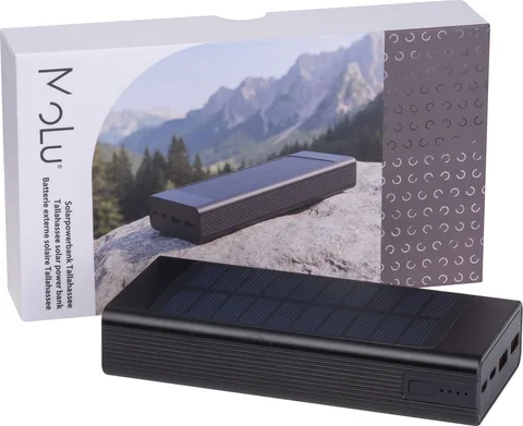 Päikesepaneeliga akupank 20 000 mAh TALLAHASSEE MoLu