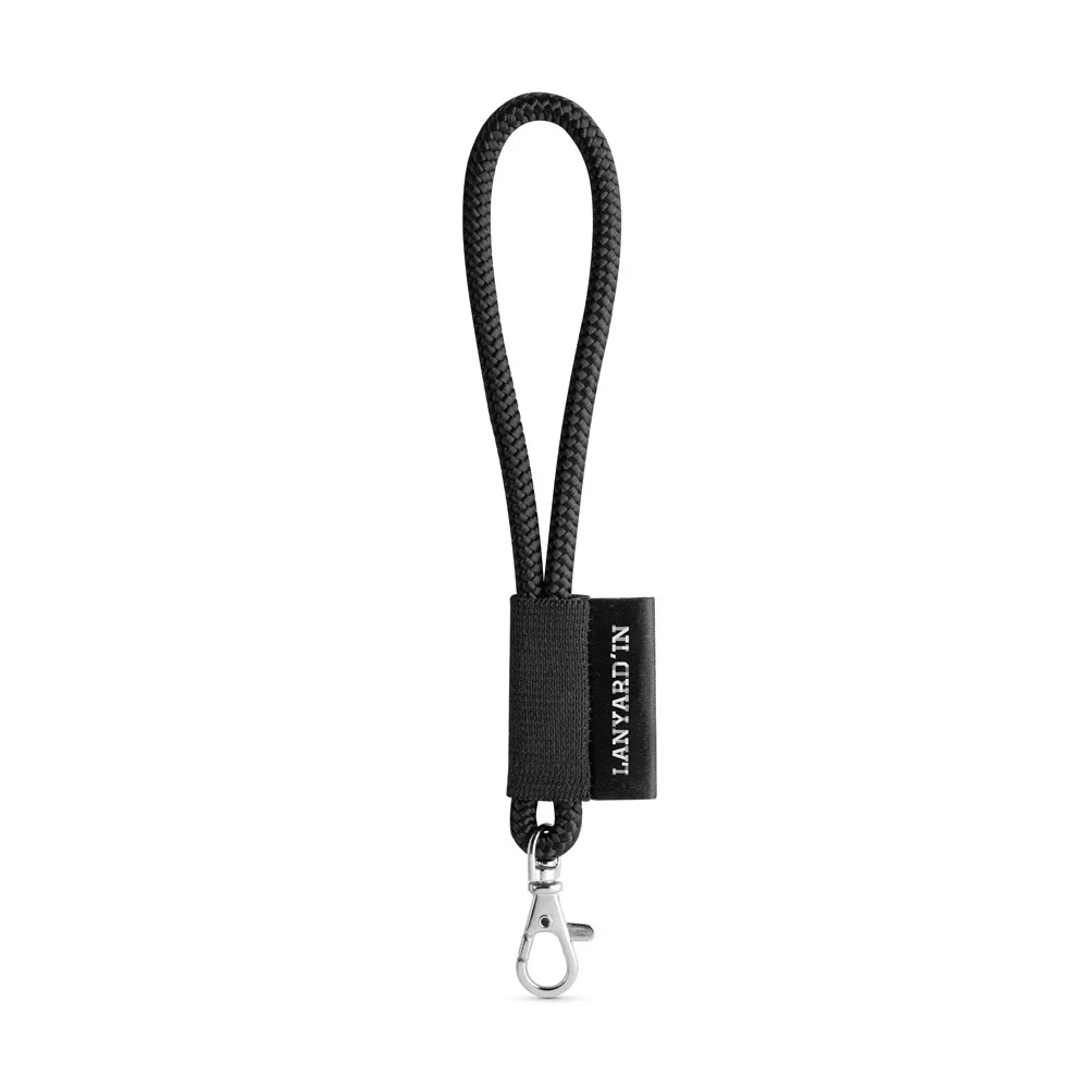 75092. SET Lanyard NAUTIC Short (Ø 7 mm) med 9 mm karbinhake