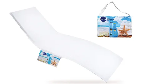 Strandhandduk och väska för solstol