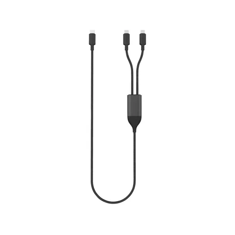 Terra 100 W RCS -kaapeli, kaksi USB-C-liitäntää
