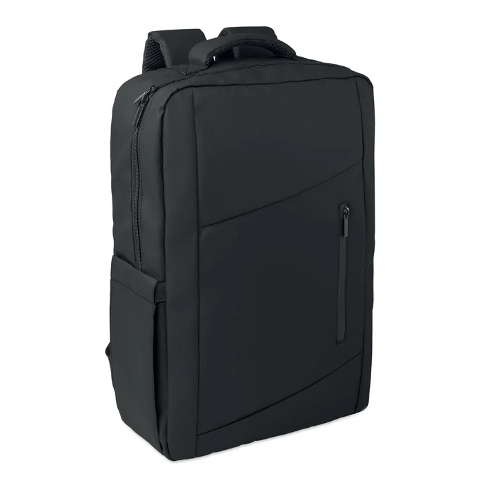 15" PU RPET laptop backpack