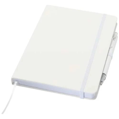 Spectrum A5 recycled notebook and ballpoint pen set