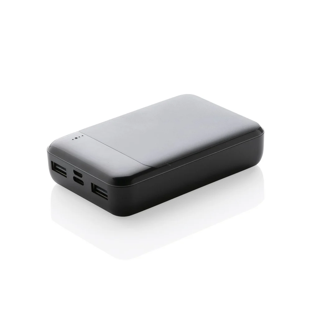 RCS-standard powerbank i återvunnen plast 10.000 mAh