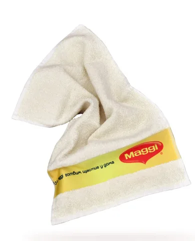 Kitchen towels with printed borders