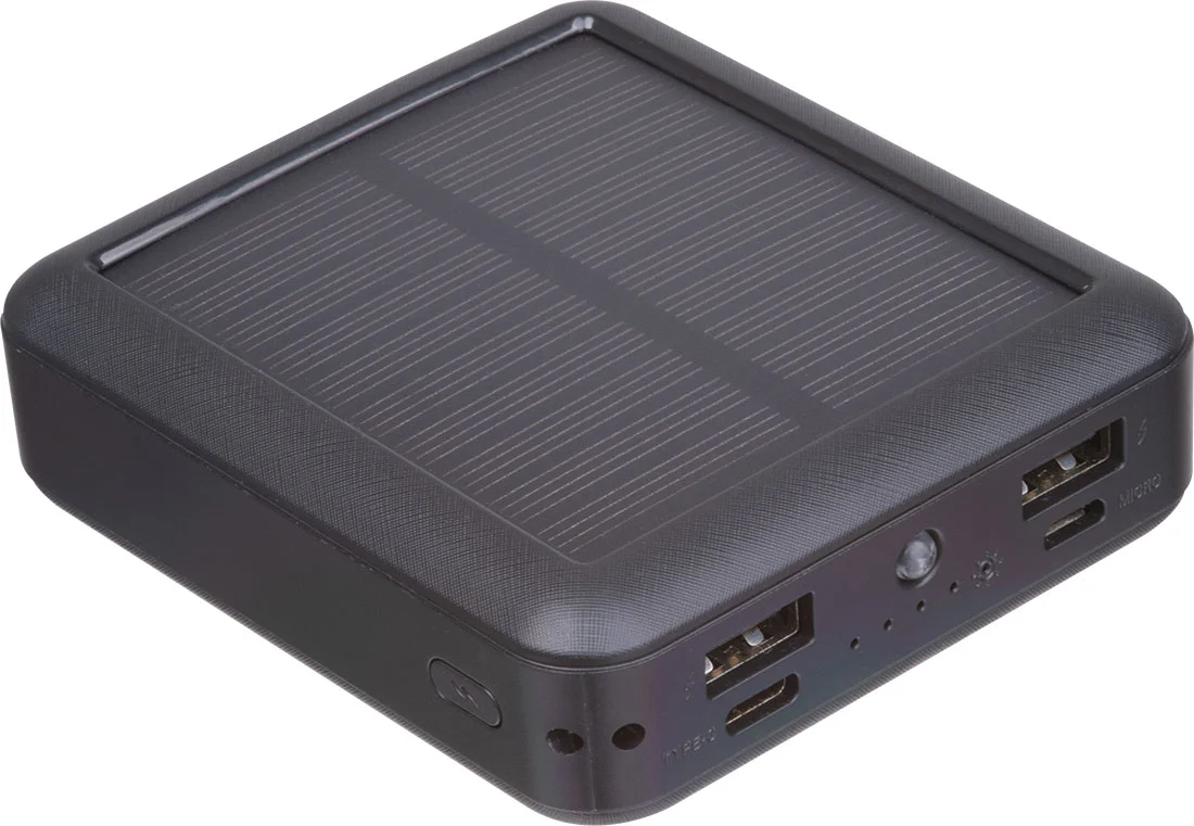 Päikeseenergiaga akupank 10 000 mAh CRETE