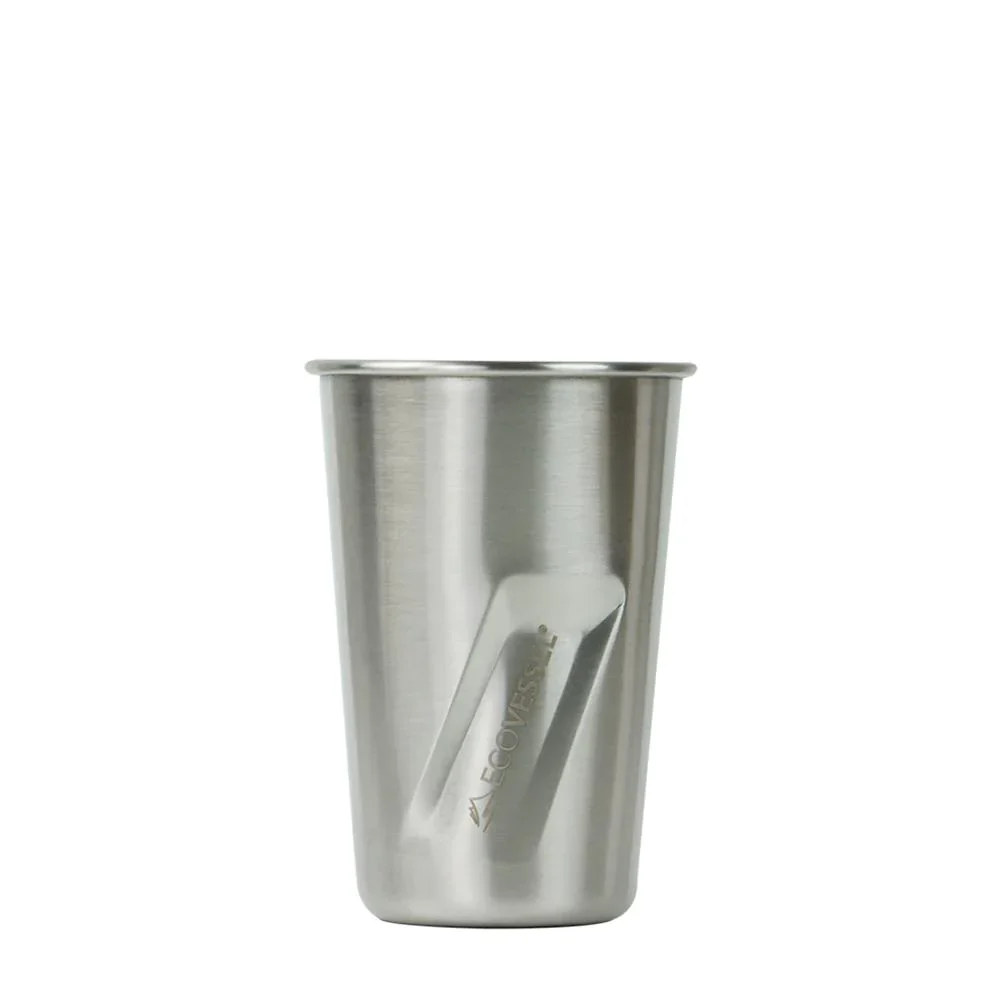 THE STOUT pintglas i rostfritt stål 16oz 473 ml