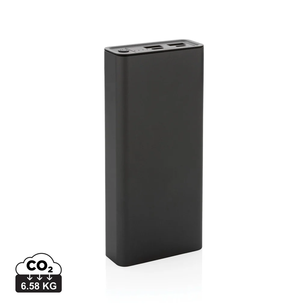 Terra RCS powerbank i återvunnet aluminium 20W 20.000 mAh
