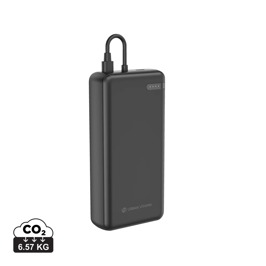 Urban Vitamin Menlo Park RCS-powerbank i återvunnen plast, 20,000 mAh, 20W PD