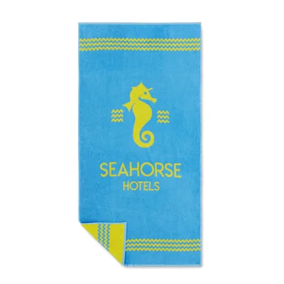 2-3 colour woven beach towel