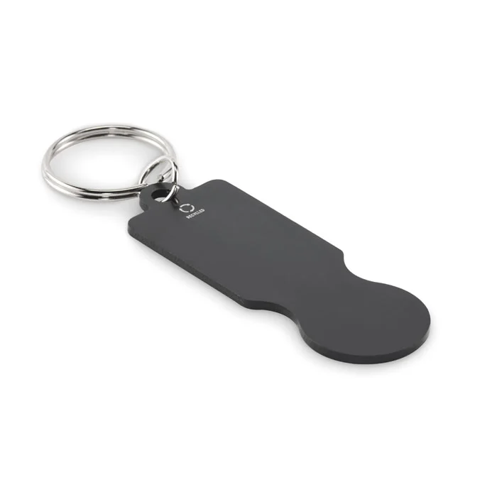 Nyckelring + kundvagnsmynt €1