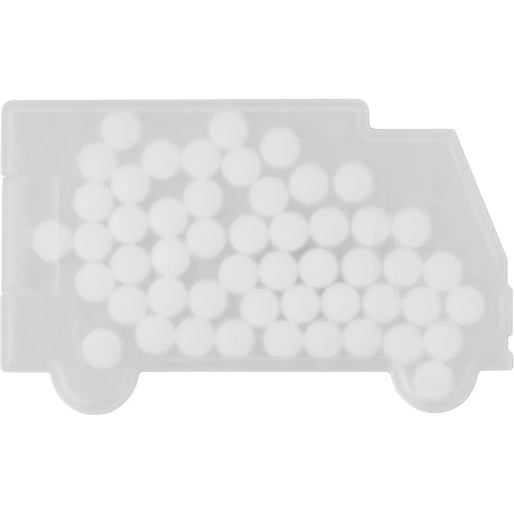 Box mit Pfefferminzbonbons "LKW"