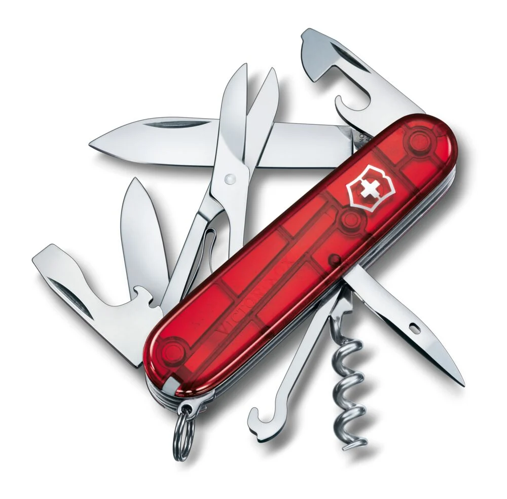 Läbipaistev taskunuga Climber Victorinox