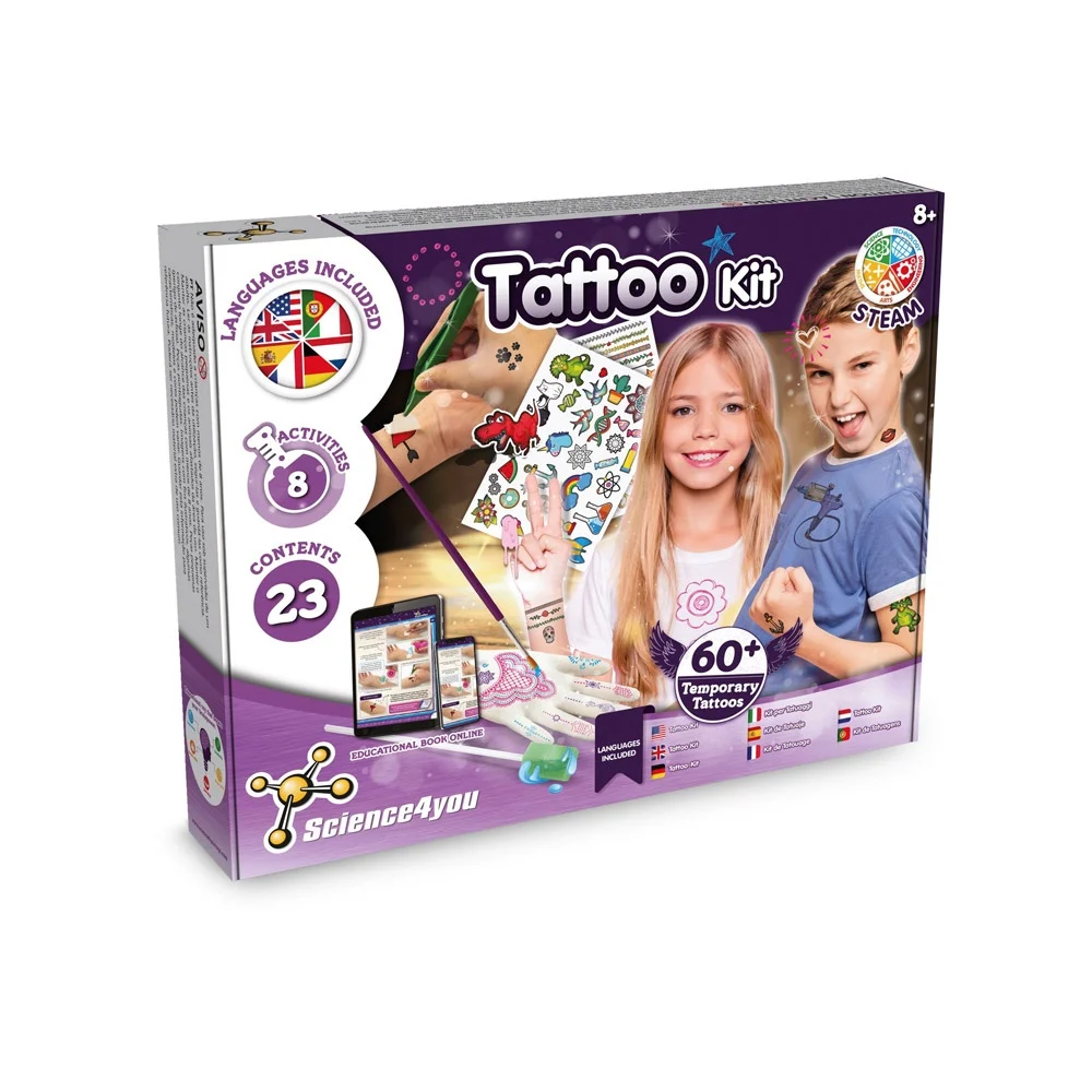 Tattoo Factory Kit I. Pedagogiskt spel för barn
