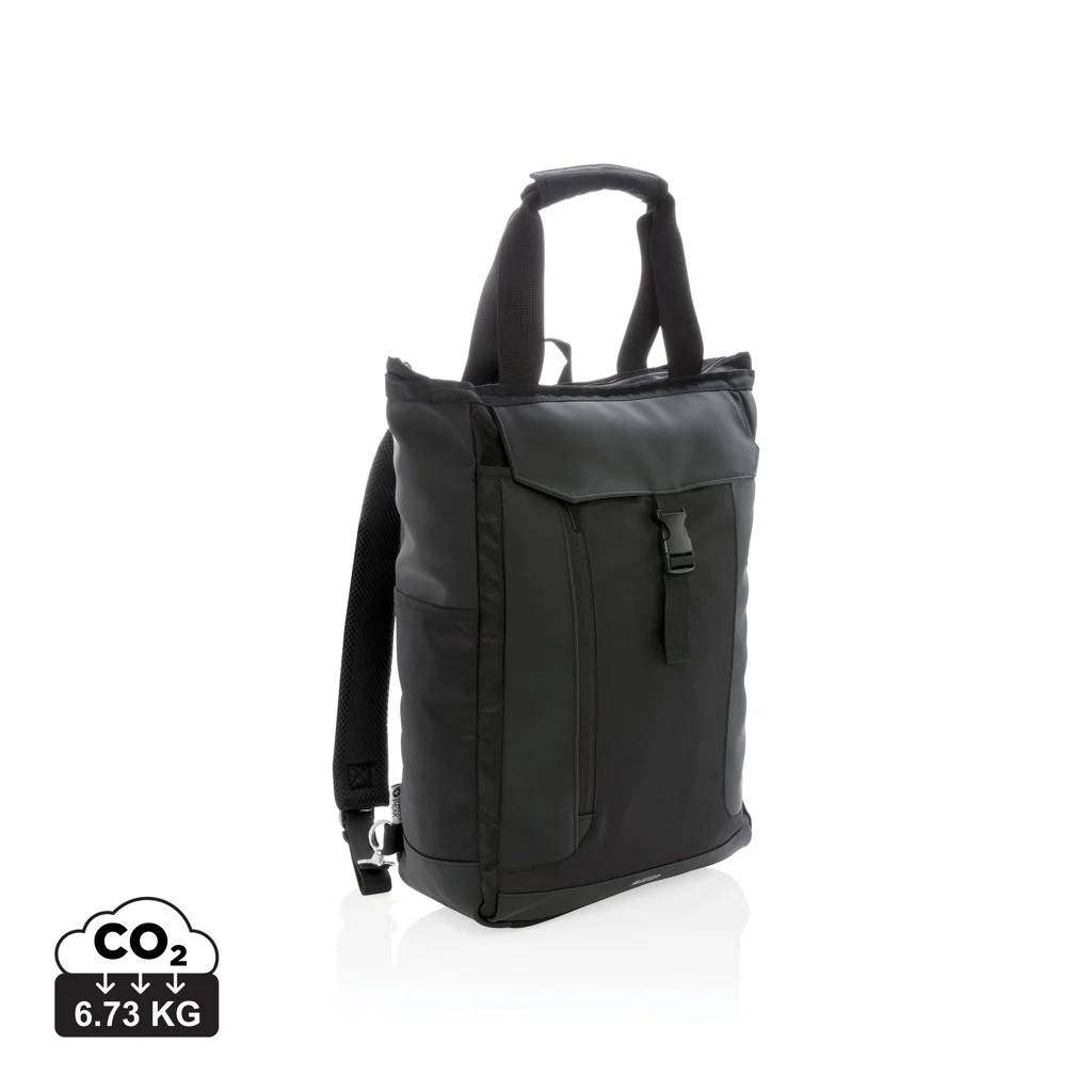 Swiss Peak RFID 15" kombinerad väska och ryggsäck, PVC-fri