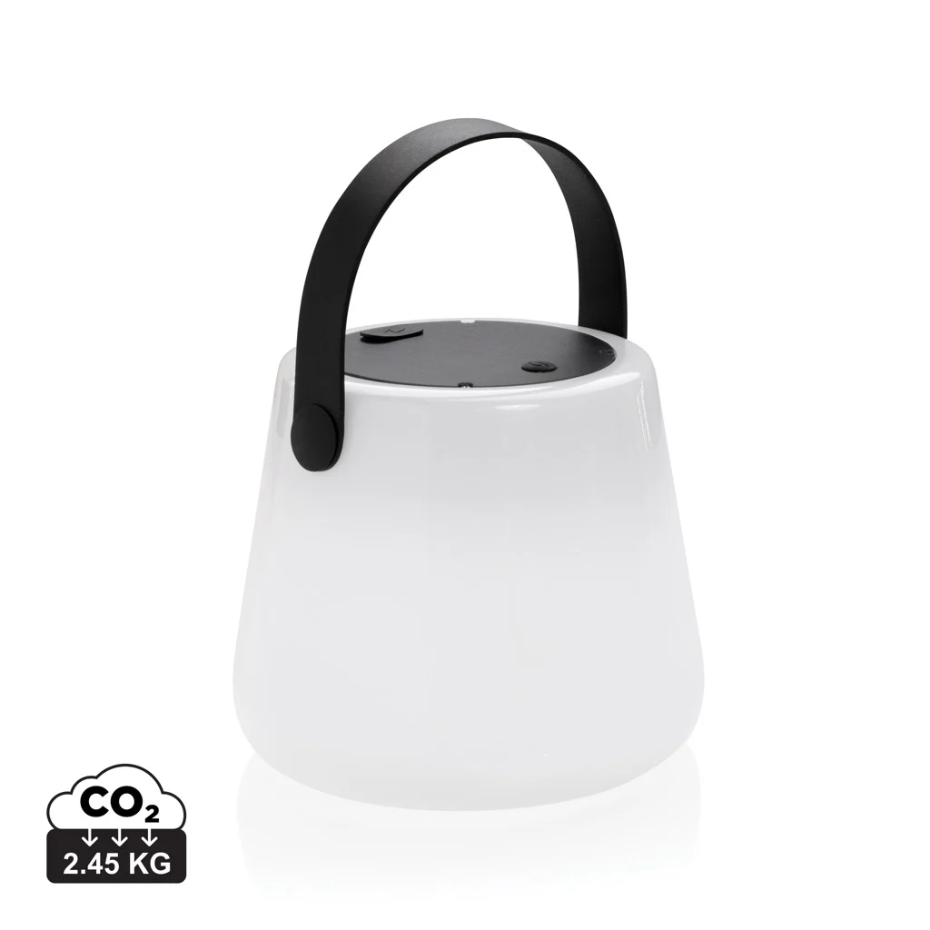 SolarGlow RCS päikesepaneeliga LED-lamp taaskasutatud ABS-plastist