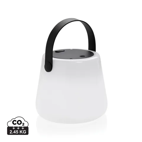 SolarGlow RCS päikesepaneeliga LED-lamp taaskasutatud ABS-plastist
