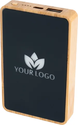 Akupank 5000 mAh valgustatud logoga