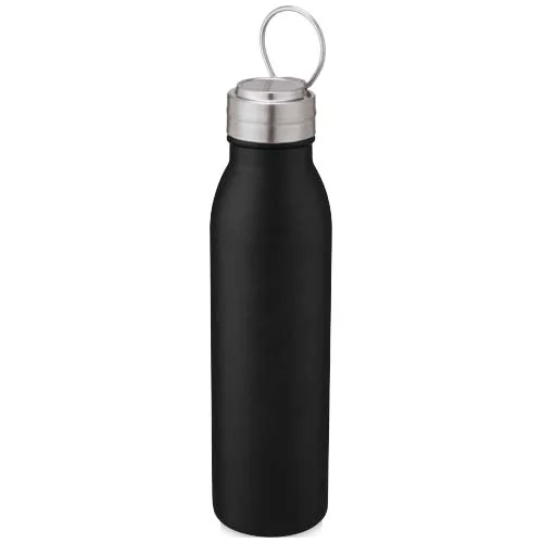 Harper 700 ml sportflaska i rostfritt stål med metalloop