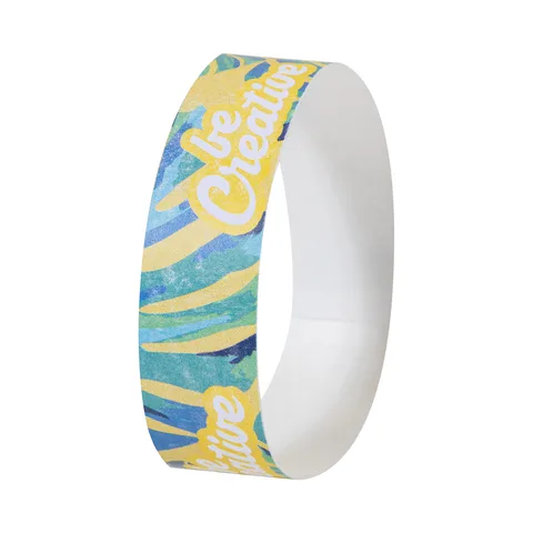 Erikujundusega Tyvek-käepaelad Wristvek Creative (10 tk)