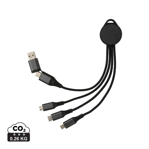 Terra RCS 6-i-1-laddkabel i återvunnen aluminium