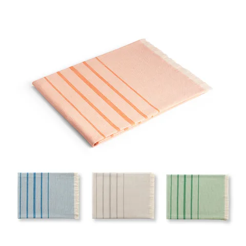 CAPLAN. Multifunctional towel made of light and resistant cotton (90%) and recycled cotton (10%)