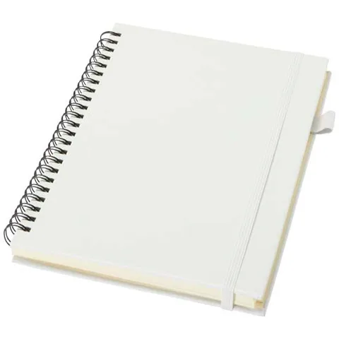 Liss A5 recycled plastic hard cover spiral notebook