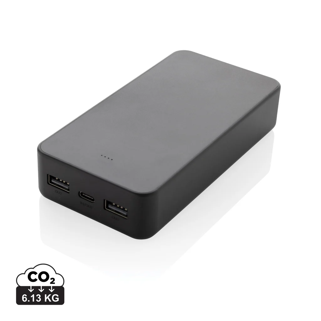 Boostcore RCS powerbank i återvunnen plast 20.000mAh USB C