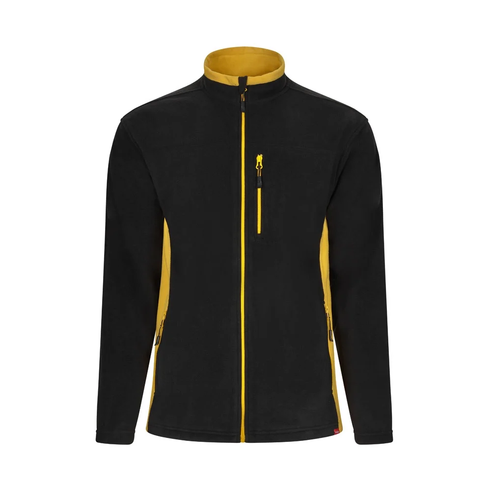 VL GERAS. Tvåfärgad fleecejacka (220g/m²) i polyester (100%)