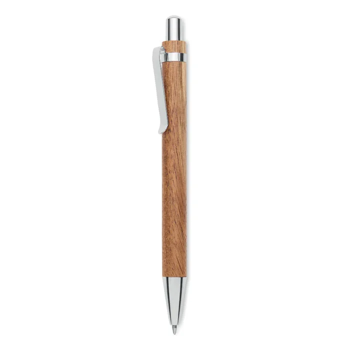 Acacia wood ball pen