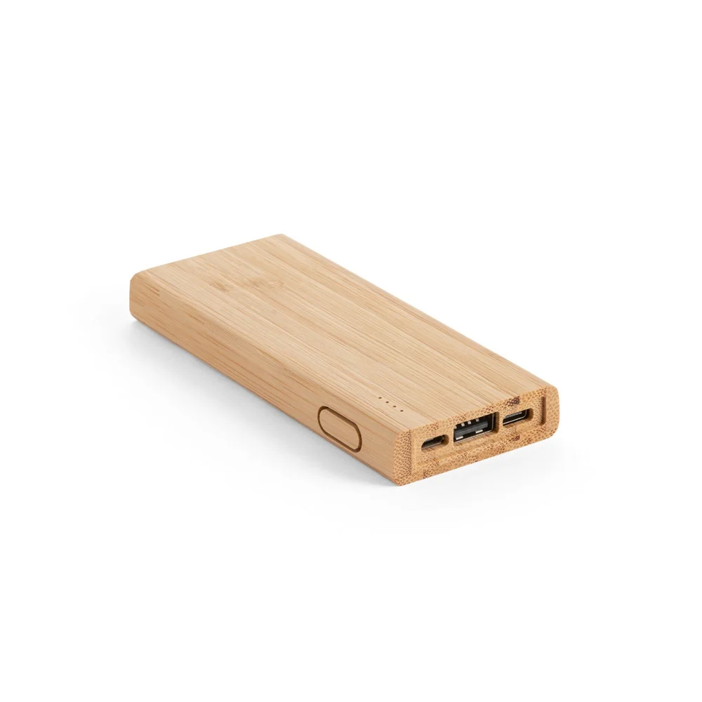 KOHN. Powerbank 5 000 mAh i bambu