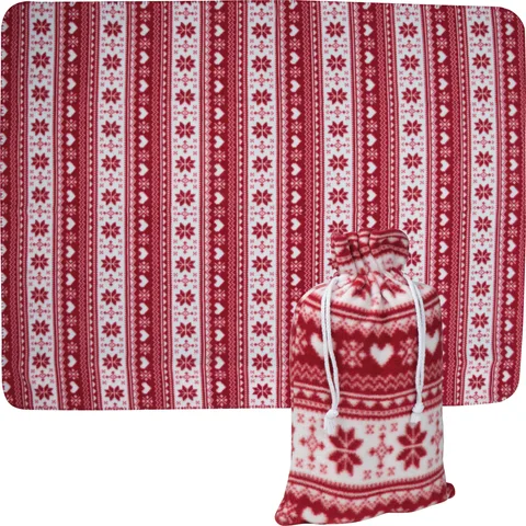 Jõulumustriga pleed DEBRECEN 200g/m²