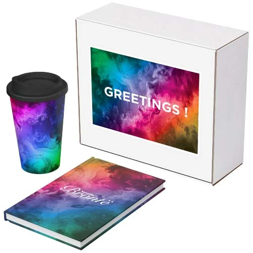 Keswick gåvoset med Novella Brontë-anteckningsbok och Americano-mugg