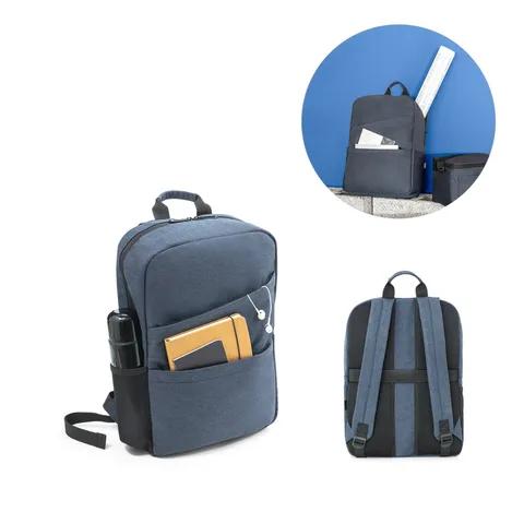 REPURPOSE BACKPACK. 15'6'' laptop backpack in 600D recycled polyester