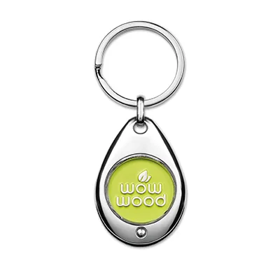 Zinc alloy token key chain