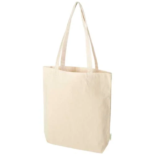 Odisha 180 g/m² tygväska av ekologiskt OCS-material med bred botten, 11 l