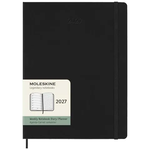 Moleskine Wochenkalender 12 Monate XL mit Hardcover