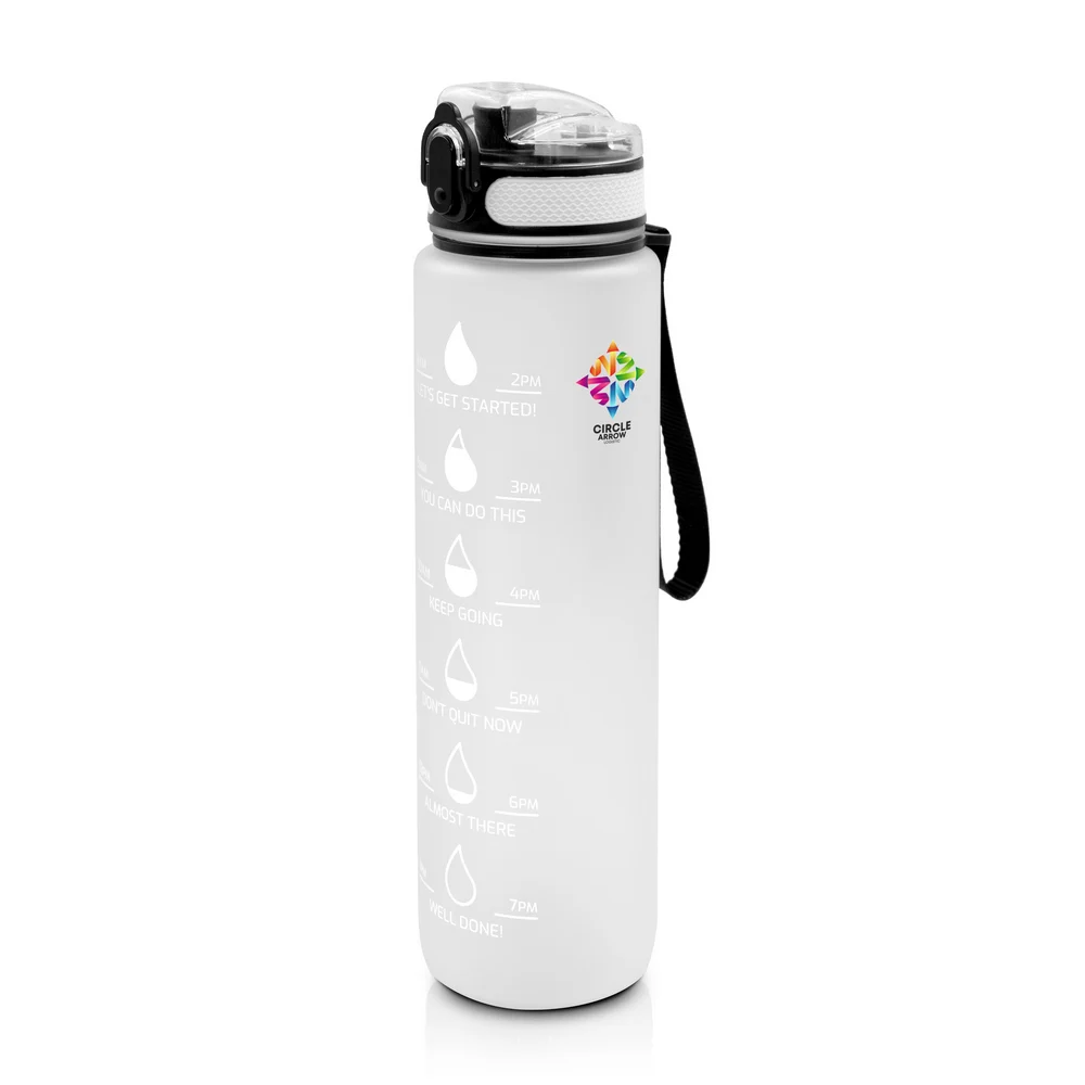 Motiverande vattenflaska 1000 ml Bennie