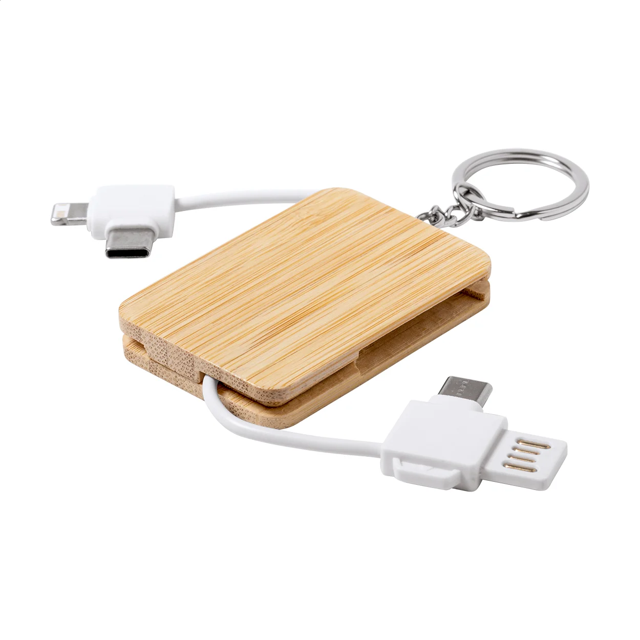Nyckelring med USB-laddkabel Edulis