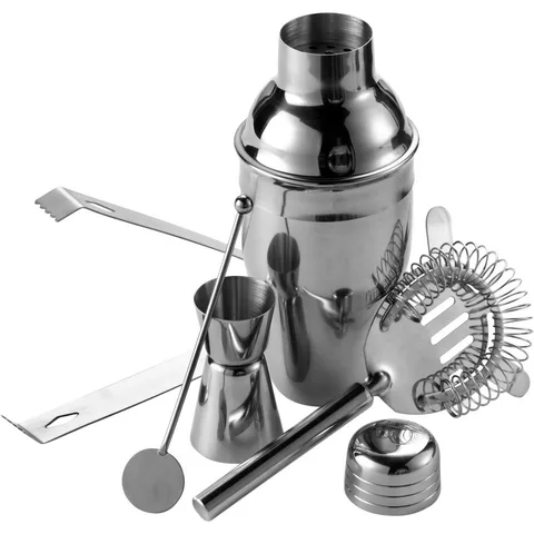 Cocktailset med shaker, istång och sked