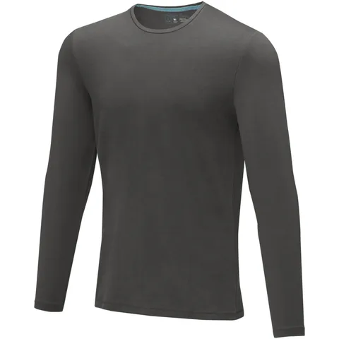 Ponoka långärmad ekologisk t-shirt herr