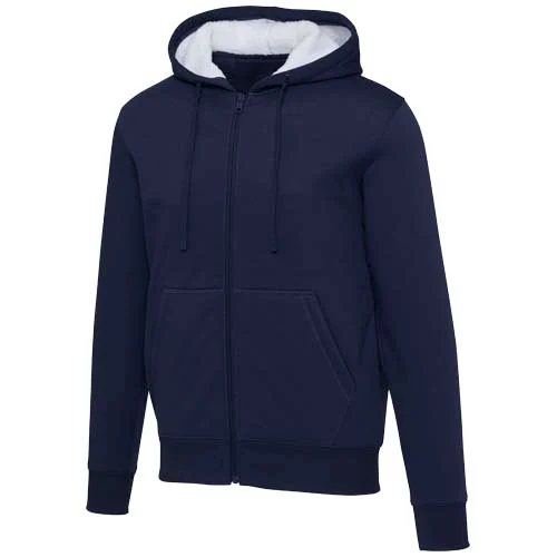 Natron 320 g/m² huvtröja av sherpa med hel dragkedja