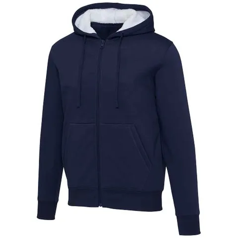 Natron 320 g/m² huvtröja av sherpa med hel dragkedja