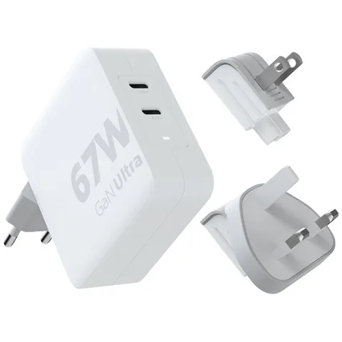 Xtorm XVC2067 GaN Ultra 67W travel charger with 100W USB-C PD cable